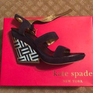 Suede Kate Spade Wedges